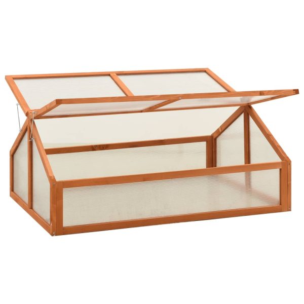 Greenhouse 120x80x50 cm Firwood – Yellow