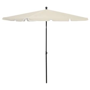 Garden Parasol with Pole 210x140 cm