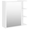 Bathroom Mirror Cabinet 62.5×20.5×64 cm Engineered Wood – White