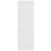 Bathroom Mirror Cabinet 62.5×20.5×64 cm Engineered Wood – White