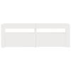 Closter TV Cabinet with LED Lights 120x35x40 cm – White