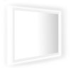 LED Bathroom Mirror 60×8.5×37 cm Acrylic – White