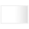 LED Bathroom Mirror 60×8.5×37 cm Acrylic – White