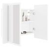 LED Bathroom Mirror Cabinet 60x12x45 cm – White