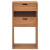 Storage Cabinet 40x30x76 cm Solid Teak Wood