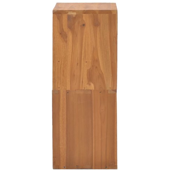 Storage Cabinet 40x30x76 cm Solid Teak Wood