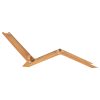 Sun Lounger Solid Teak Wood