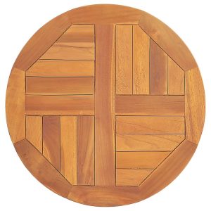 Table Top Solid Teak Wood Round – 50×2.5 cm