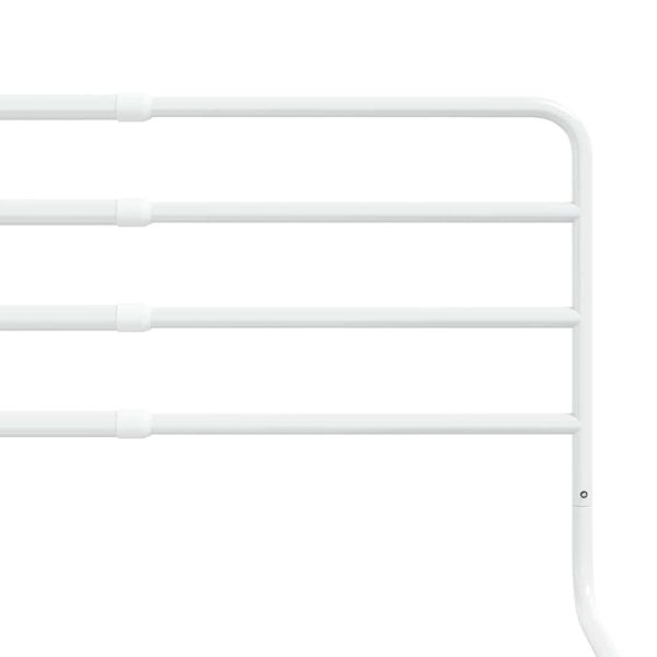 Toddler Safety Bed Rail White (76-137)x55 cm Iron