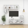 Wall Cabinet 37x37x37 cm Engineered Wood – White, 2