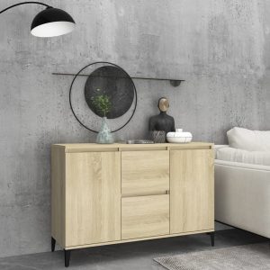 Sideboard 104x35x70 cm Engineered Wood – Sonoma oak