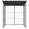 Bicycle Shed 190x190x222 cm Steel Black