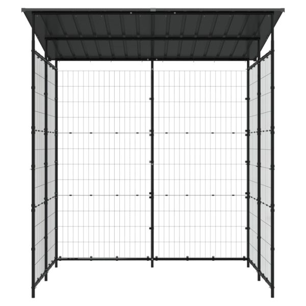 Bicycle Shed 190x190x222 cm Steel Black