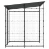 Bicycle Shed 190x190x222 cm Steel Black