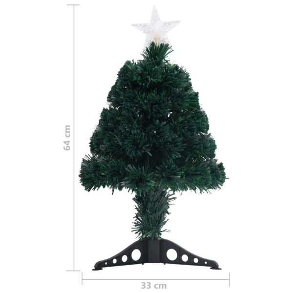 Artificial Christmas Tree with Stand/LED Fibre Optic – 64 cm