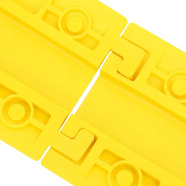 Cable Protector Ramps 4 pcs 100 cm Yellow