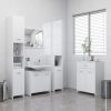 4 Piece Bathroom Furniture Set – White