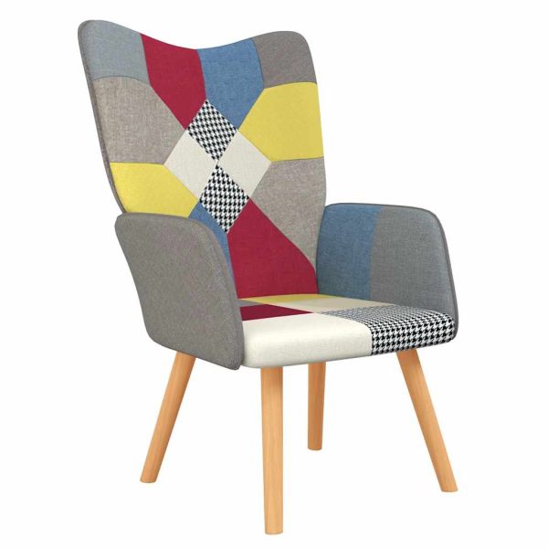 Relaxing Chair Patchwork Fabric – Without Footrest