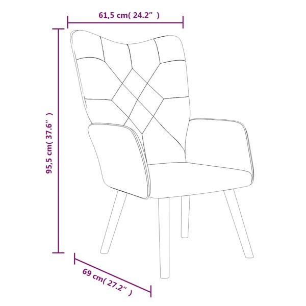 Relaxing Chair Patchwork Fabric – Without Footrest