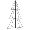 Christmas Cone Tree 160 LEDs Indoor and Outdoor – 120×78 cm, Cold White