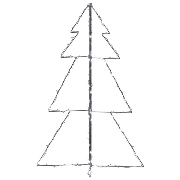 Christmas Cone Tree 160 LEDs Indoor and Outdoor – 120×78 cm, Cold White