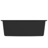 Kitchen Sink with Overflow Hole Granite – Black