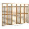 Rossington Room Divider/Trellis Solid Fir Wood – 242.5×180 cm, Brown