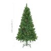 Artificial Christmas Tree with LEDs&Pine Cones – 150×89 cm, Green