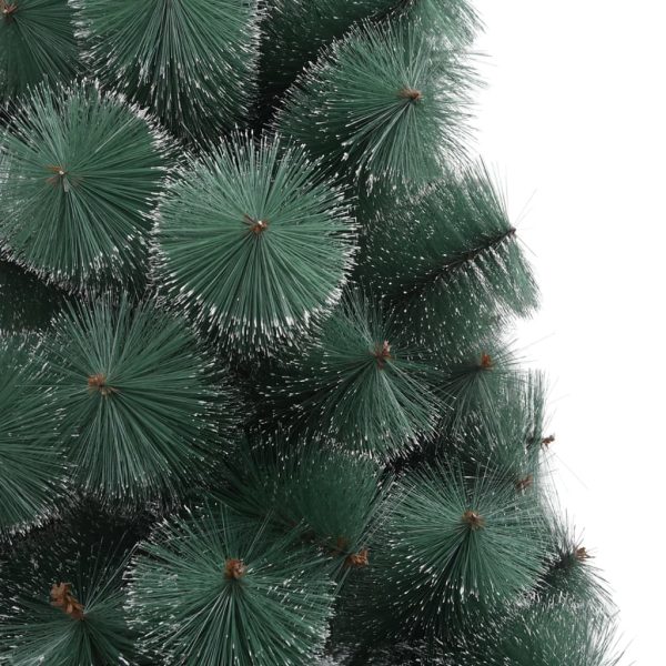 Artificial Christmas Tree with LEDs Green PVC&PE – 150×90 cm, Without Flocked Snow