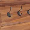 Wall Mounted Coat Rack 80×16.5×35 cm Solid Teak Wood