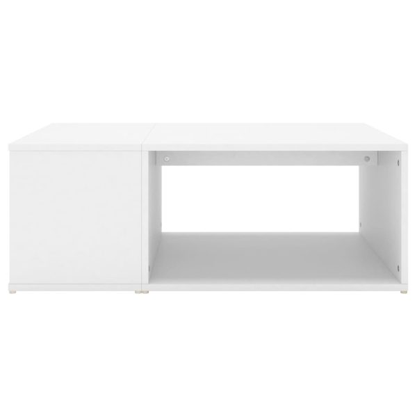 Coffee Table 90x67x33 cm Engineered Wood – White