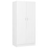 Wardrobe 82.5×51.5×180 cm Engineered Wood – White