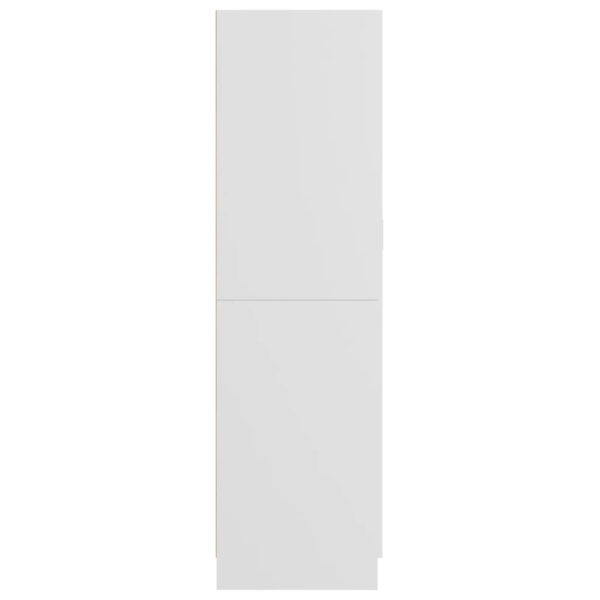 Wardrobe 82.5×51.5×180 cm Engineered Wood – White