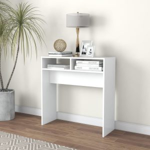 Console Table 78x30x80 cm Engineered Wood – White