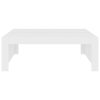 Coffee Table 100x100x35 cm Engineered Wood – White