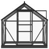 Glass Greenhouse Anthracite Aluminium – 155x103x191 cm