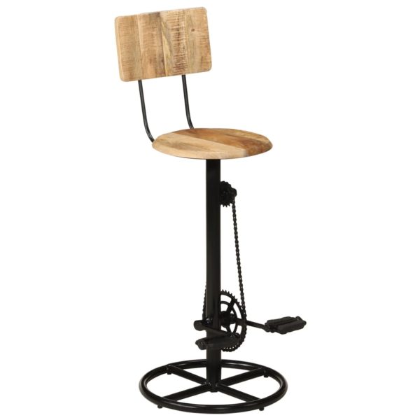 Bar Stools 2 pcs Solid Wood – Solid Mango Wood