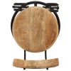 Bar Stools 2 pcs Solid Wood – Solid Mango Wood