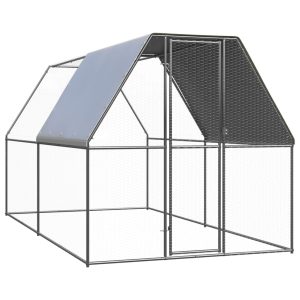 Outdoor Chicken Cage Galvanised Steel