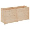 Garden Planter 150x50x70 cm Solid Pinewood – Brown