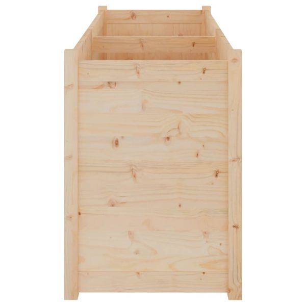 Garden Planter 150x50x70 cm Solid Pinewood – Brown