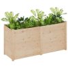 Garden Planter 150x50x70 cm Solid Pinewood – Brown