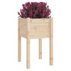 Garden Planter 40x40x70 cm Solid Pinewood – Brown, 1