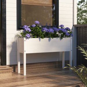 Garden Planter 110x31x70 cm Solid Pinewood