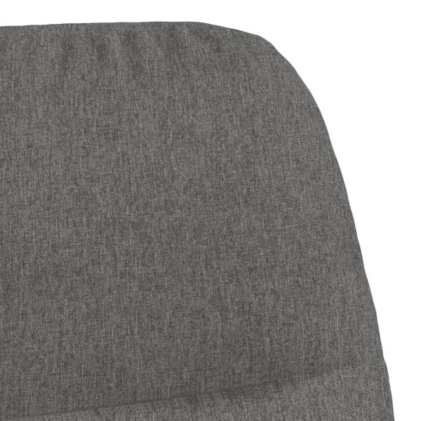 Relaxing Chair Light Grey Fabric