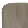 Relaxing Chair Light Grey Velvet – Without Footstool