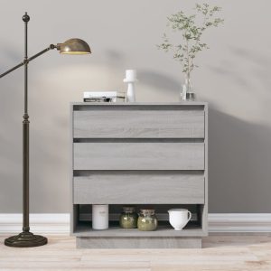 Sideboard 70x41x75 cm Engineered Wood – Grey Sonoma