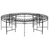 Round Tree Bench Ø160 cm Black Steel