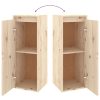 Wall Cabinet 30x30x80 cm Solid Wood Pine – Brown, 1