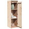 Wall Cabinet 30x30x100 cm Solid Wood Pine – Brown, 2